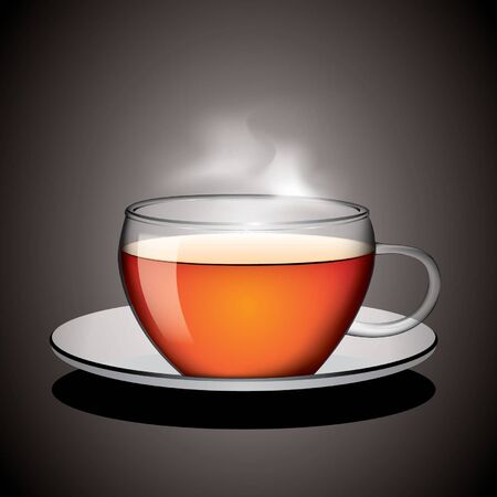 Cup of tea vectorのイラスト素材