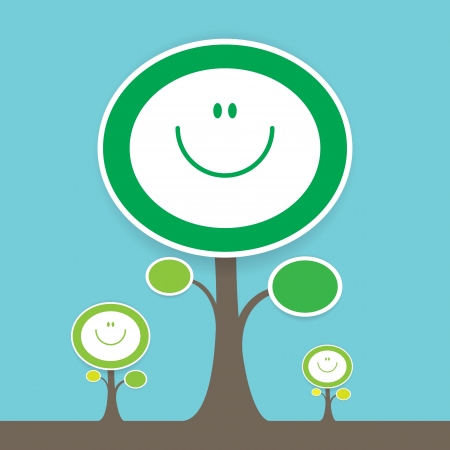 tree vectorのイラスト素材