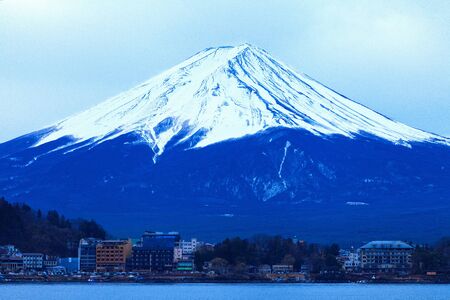 mountain Fuji in the early morning Japanの写真素材