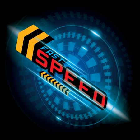 THE ABSTRACT OF FAST SPEED CONCEPT VECTORのイラスト素材