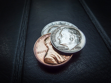 US Coins collectionの写真素材