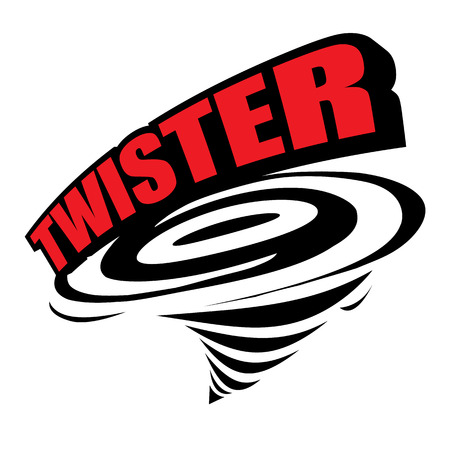 The abstract of Twister icon vectorのイラスト素材