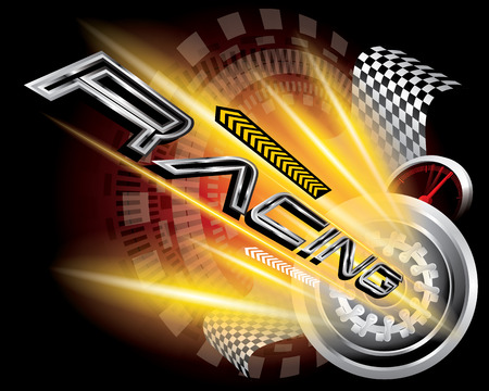 RACING CONCEPT VECTORのイラスト素材