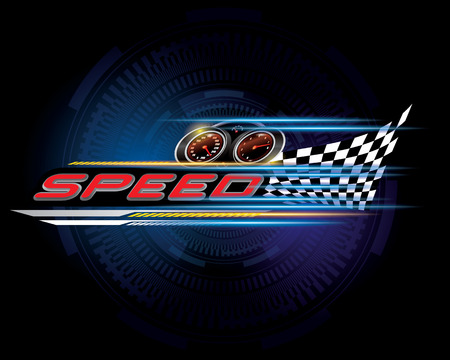SPEED SIGN VECTORのイラスト素材