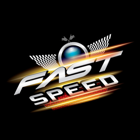 Fast speed logo concept vector.のイラスト素材