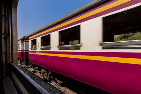 moving trainの写真素材