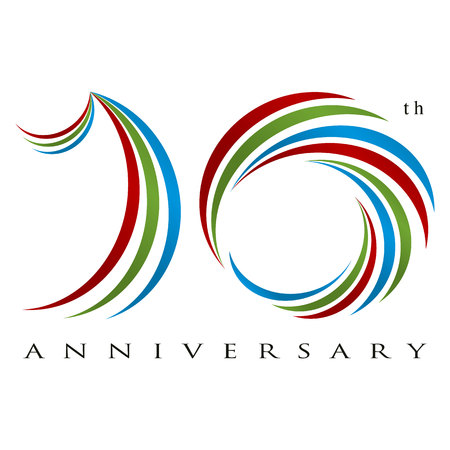 10 years anniversary design vectorのイラスト素材