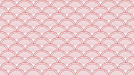 seamless pattern with wavesのイラスト素材