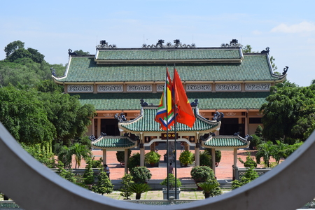 The Memorial of Literature Tran Bien temple in Dong Nai, vietnamのeditorial素材