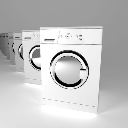 washing machineの写真素材