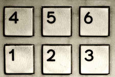 fine image of number calculator closeup backgroundの写真素材