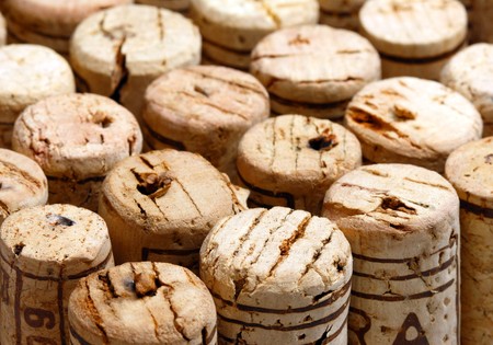 fine close  image of cork bottle detail background