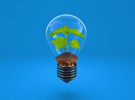 fine 3d image of alternative green energyの写真素材