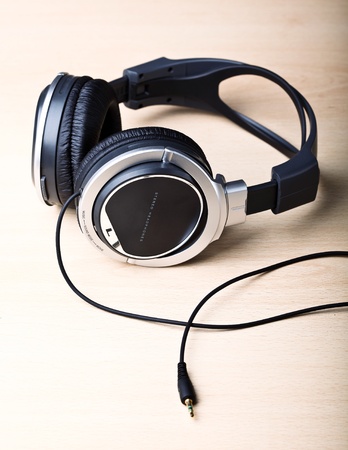 fine image of modern headphoneの写真素材