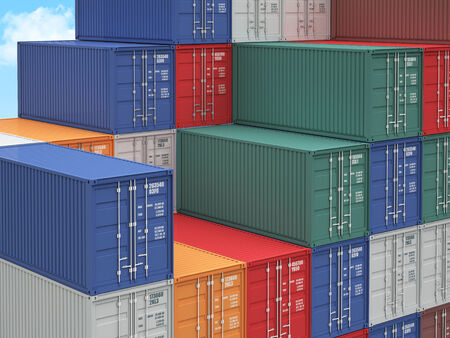 3d image of colorful container