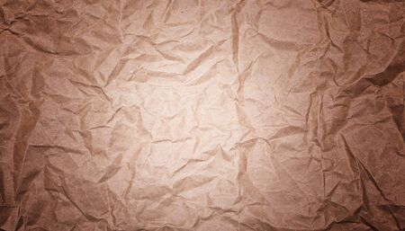 image of vintage crumpled paper backgroundの写真素材