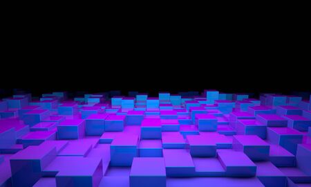 3d image of cubes geometric background