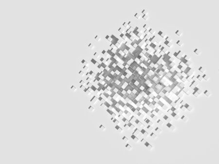 3d image of cubes geometric background