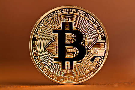 bitcoin virtual payment system conceptの写真素材