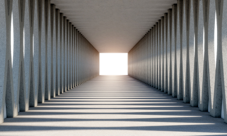 concrete modern abstract structure 3d rendering imageの写真素材