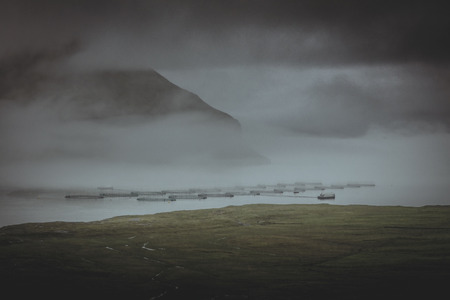 Fish farming in faroe island