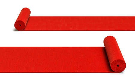 metal profiles of different shapes on a white background. 3d render.の写真素材