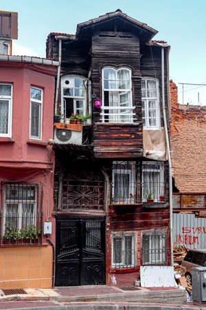 WOODEN OTTOMAN HOUSE ISTANBULの写真素材