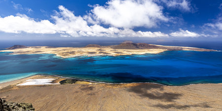 La Graciosa Island Canary Islands, Spainの写真素材