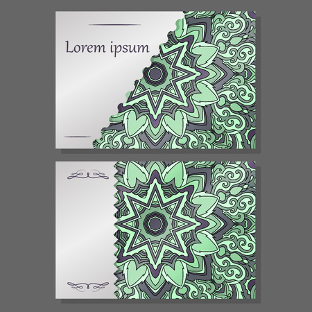 Set of Creative and Clean Business Card Print Templates.のイラスト素材