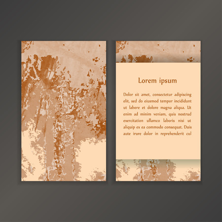Abstract creative card templates. Weddings, menu, invitations, birthday, business cards with marble texture in trendy colors.のイラスト素材