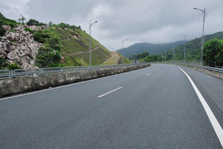 a view of a national highway in Vietnam