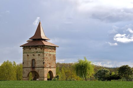 A ancient dovecote in the south-west of France.の写真素材