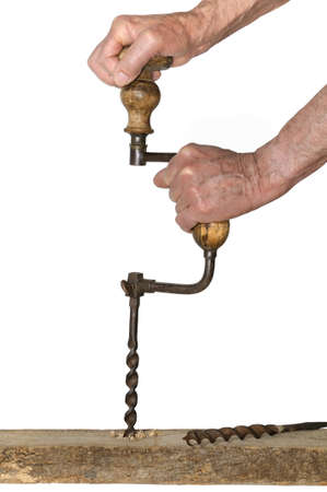 Old tools to work the wood.の写真素材