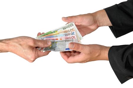 Payment between two persons.