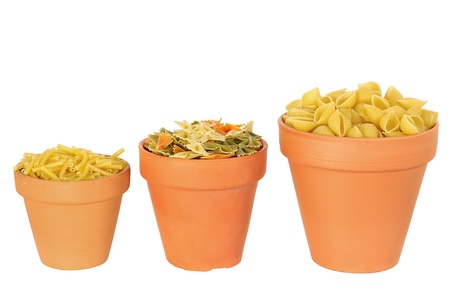 Pastas to store in jars.