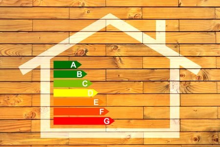 house and energy classificationの写真素材