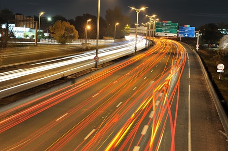 the ring road of the city of Bordeaux, French.の写真素材
