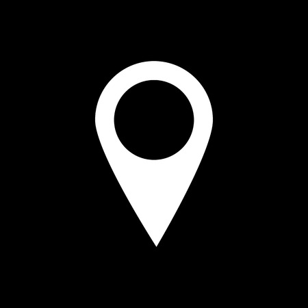 Simple location icon vectorのイラスト素材