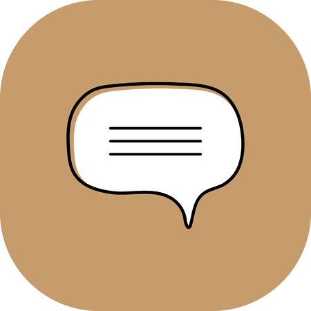 Chat icon. Dialog textの写真素材