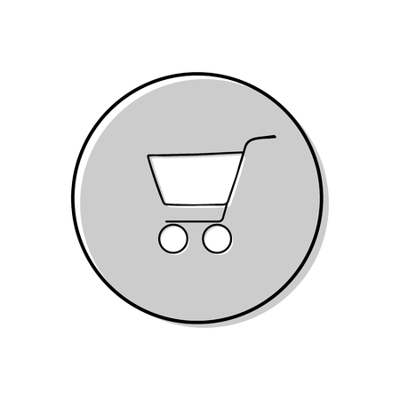 Cart shopping iconのイラスト素材
