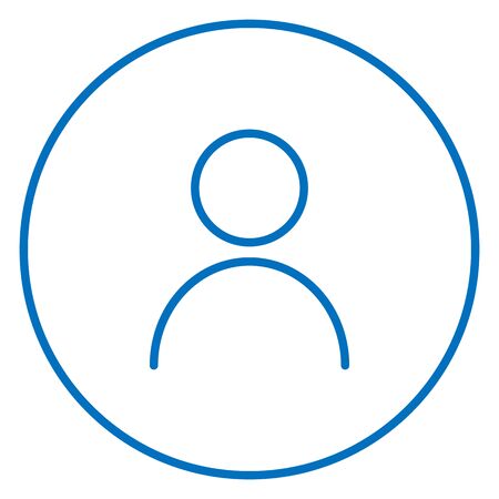 User icon illustrationのイラスト素材