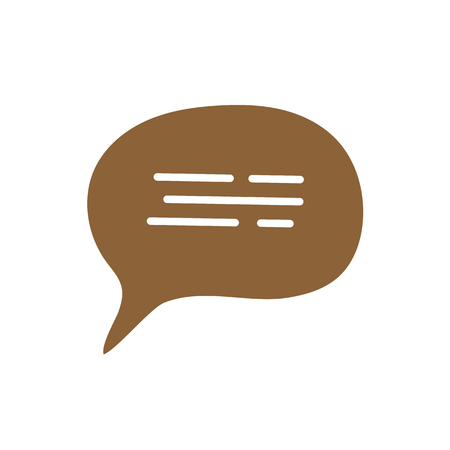 chat icon vector illustration dialog textのイラスト素材