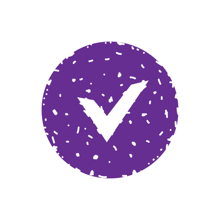 Check, ok, yes icon approved vector illustration.のイラスト素材