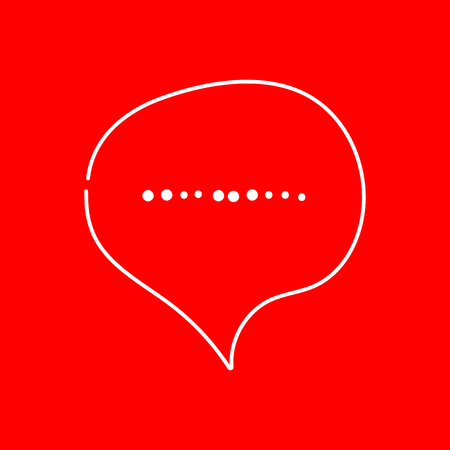 Chat icon. Dialog textのイラスト素材