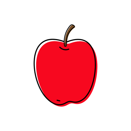 Apple icon vector illustrationのイラスト素材
