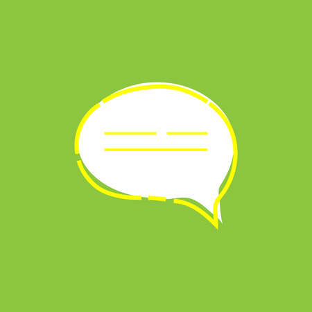 Chat icon. Dialog textのイラスト素材