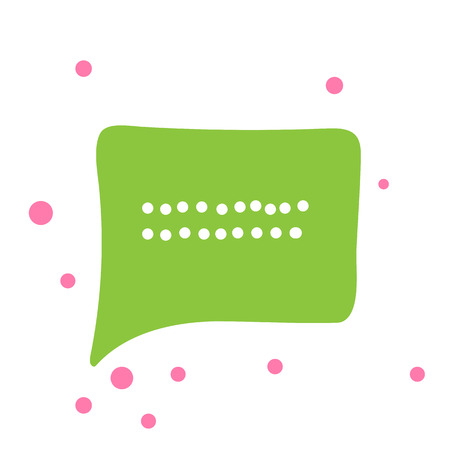 WebChat icon. Dialog textのイラスト素材