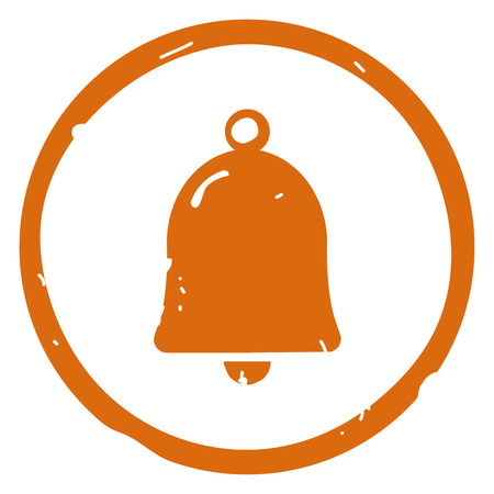Bell icon vector illustration on white background. Eps10のイラスト素材