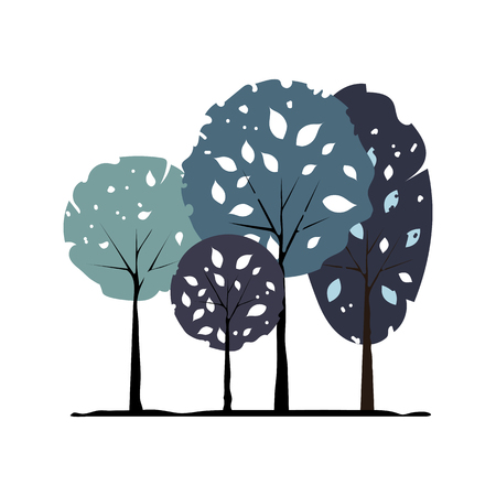 Tree icon vector illustration on white background. Eps10のイラスト素材