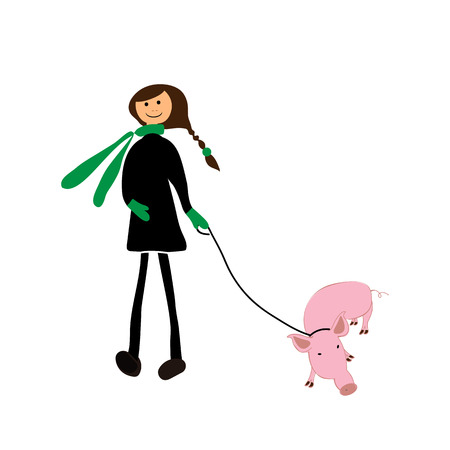 Hand drawn Vector illustration on white background. Eps10のイラスト素材